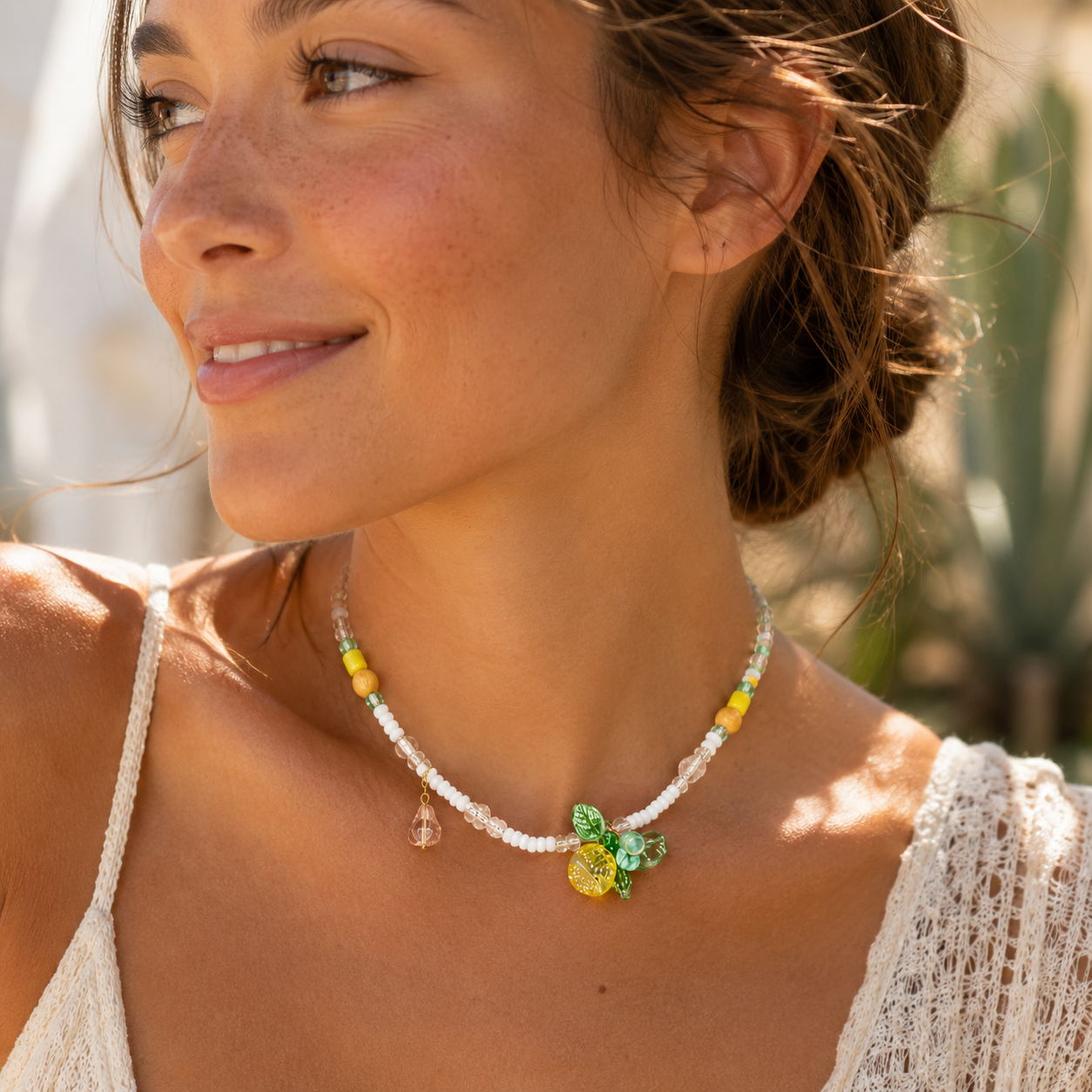 WW DREISEGEL Necklace Set lifestyle and detail image