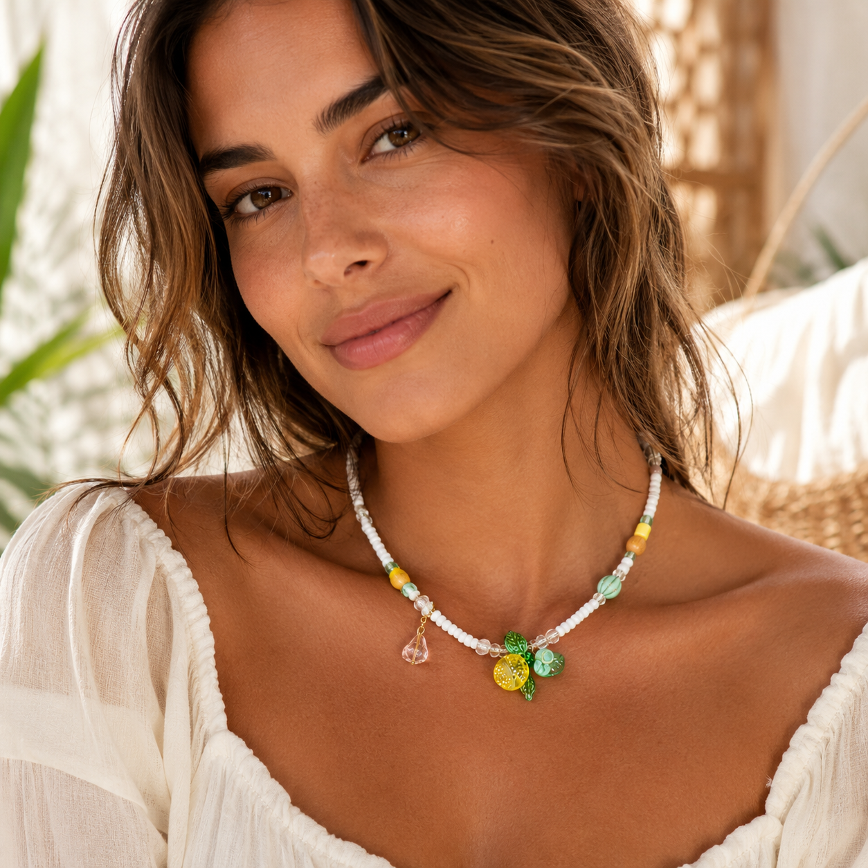 WW DREISEGEL Necklace Set lifestyle and detail image