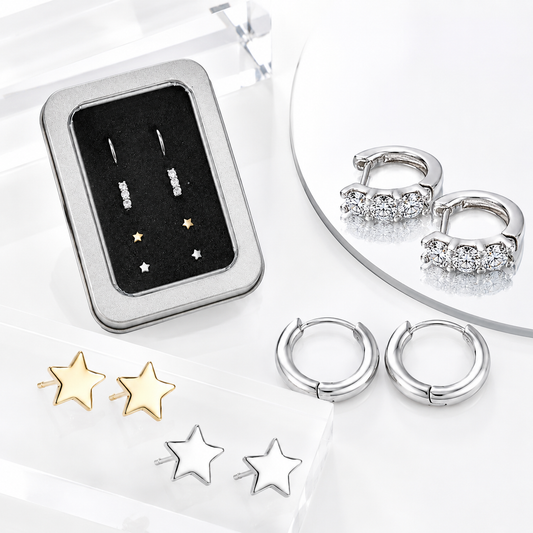 WW DREISEGEL Earring Set lifestyle and detail image