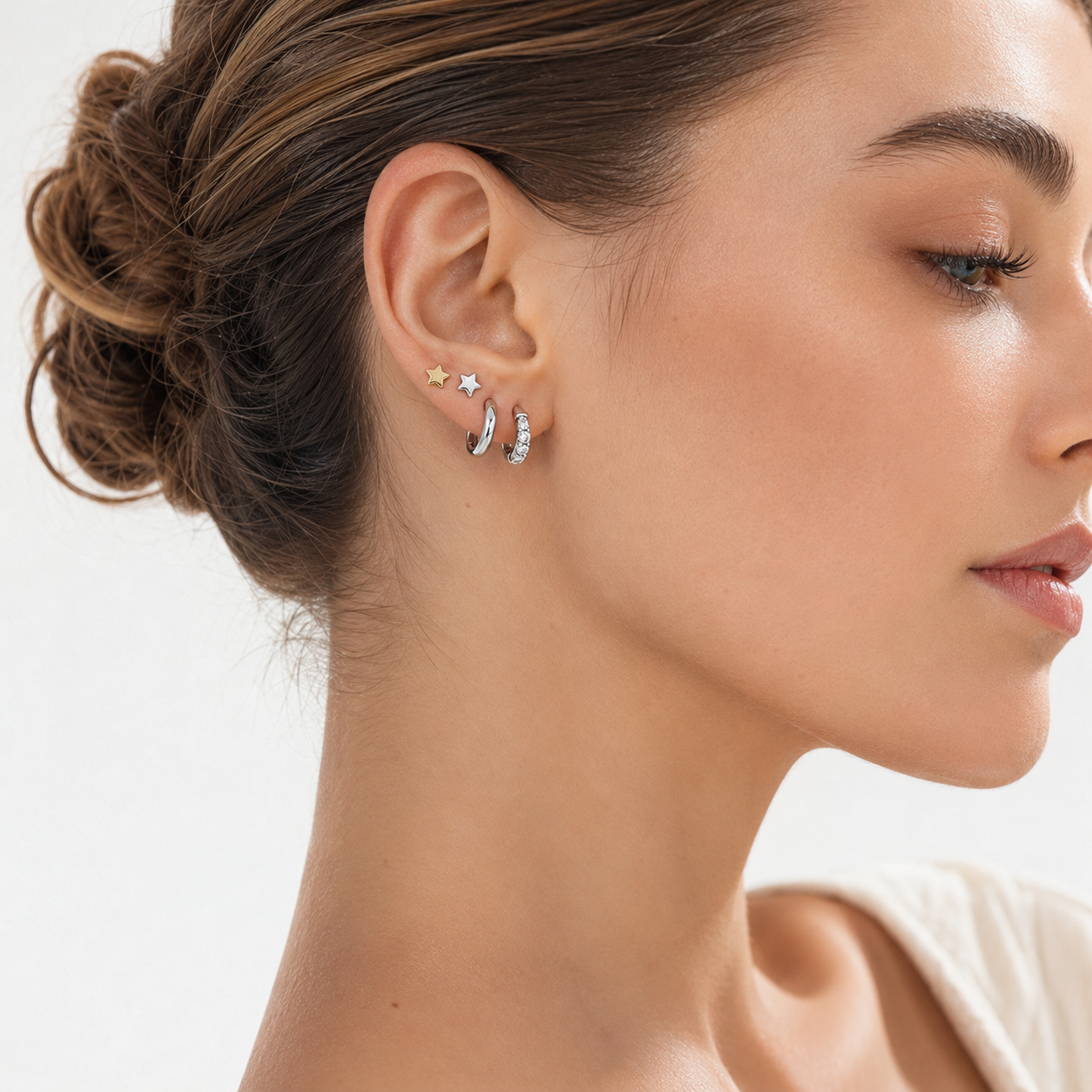 WW DREISEGEL Earring Set lifestyle and detail image