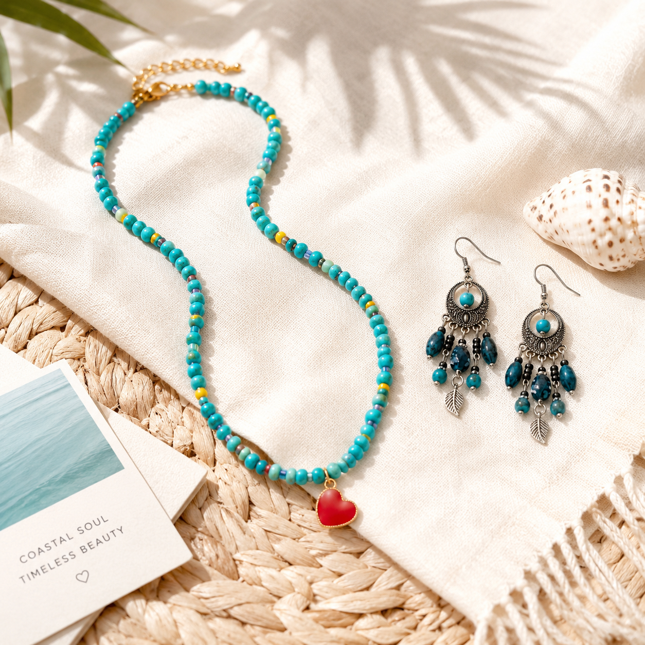 WW DREISEGEL Boho Jewelry Set lifestyle and detail image