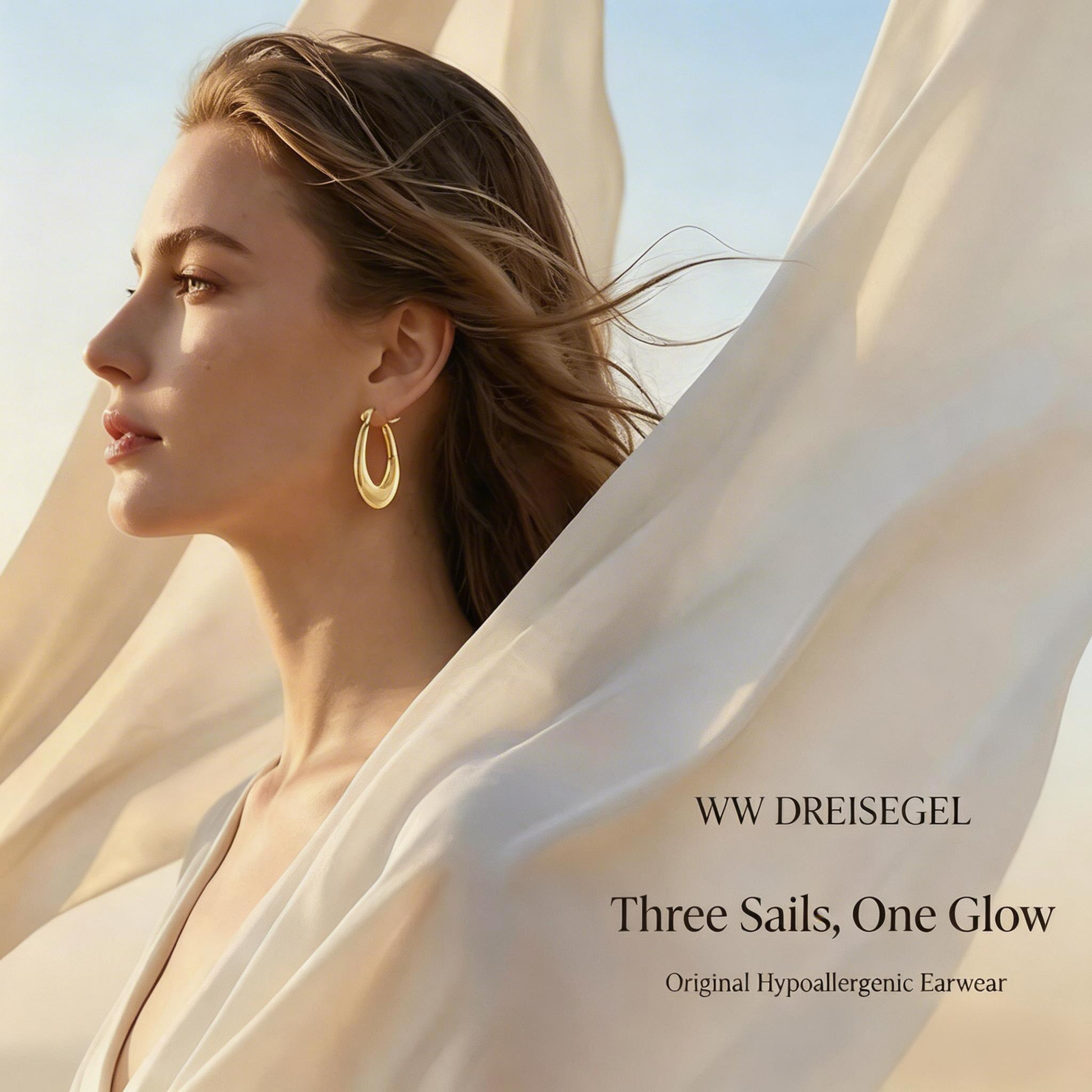 WW DREISEGEL Earrings lifestyle and detail image