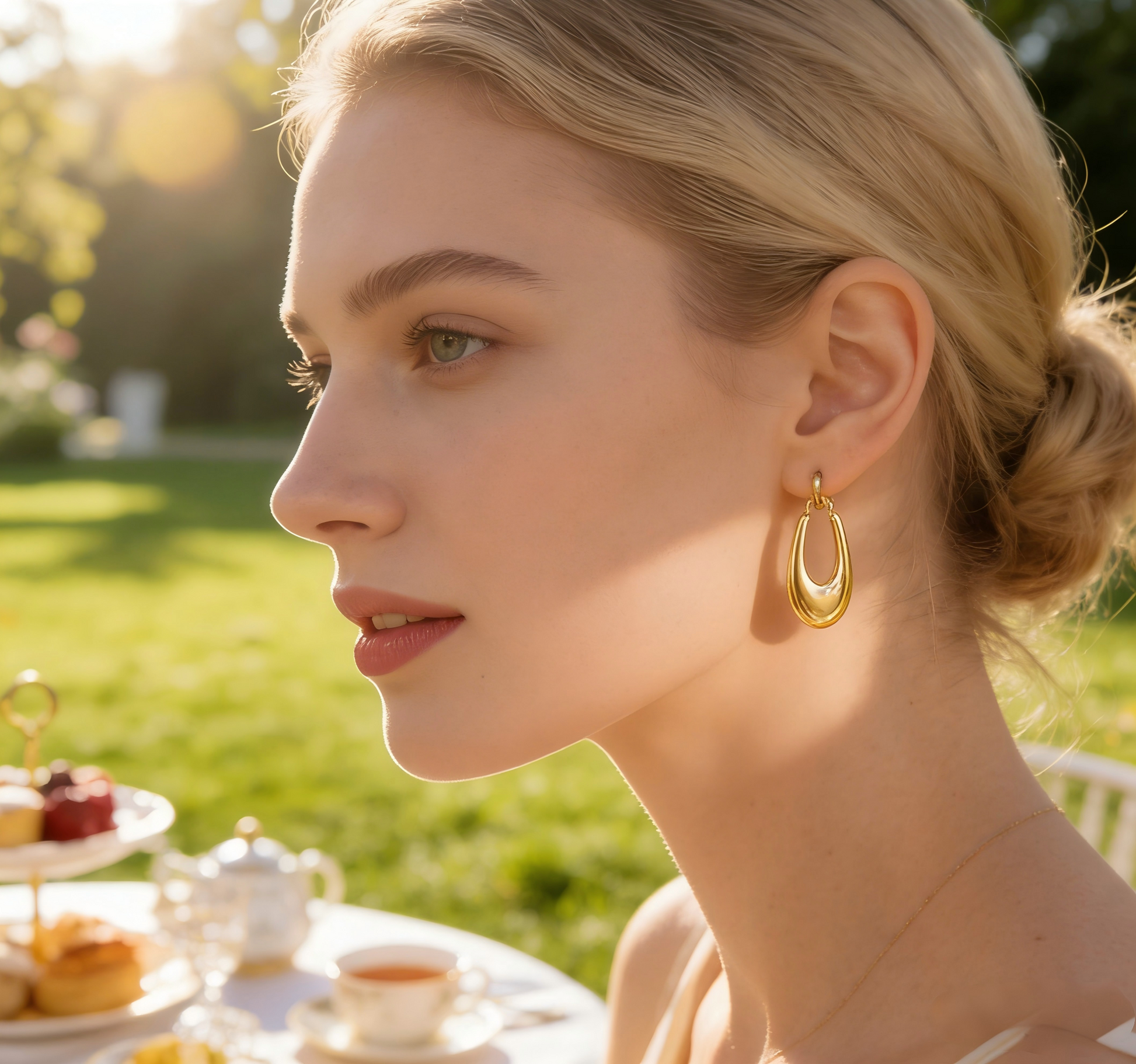 WW DREISEGEL Earrings lifestyle and detail image