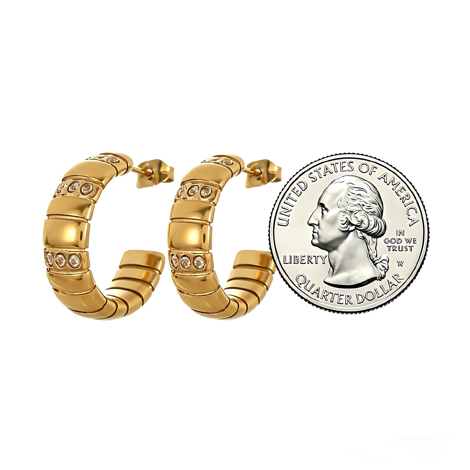 WW DREISEGEL Earrings lifestyle and detail image