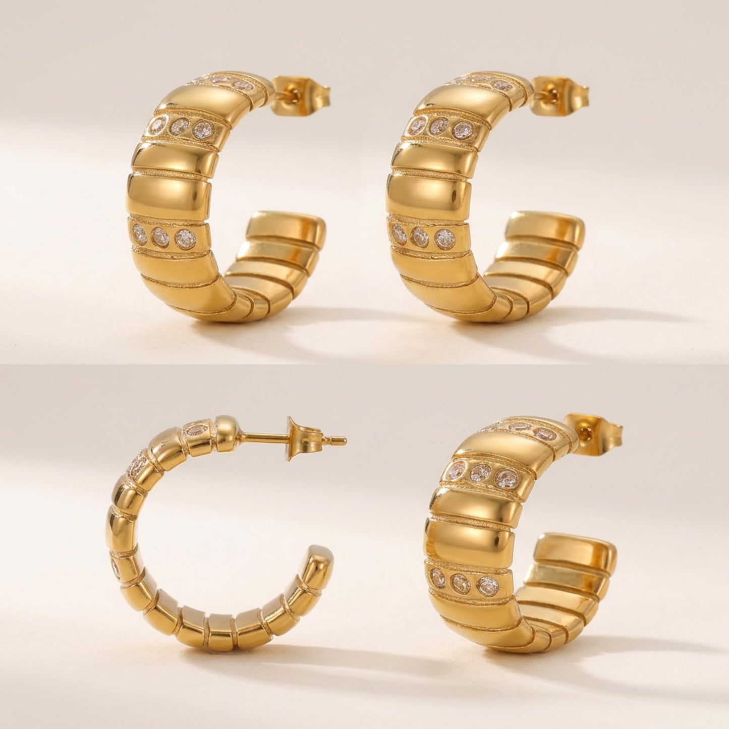 WW DREISEGEL Earrings lifestyle and detail image