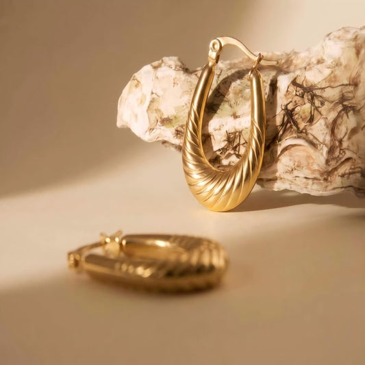 WW DREISEGEL Earrings lifestyle and detail image