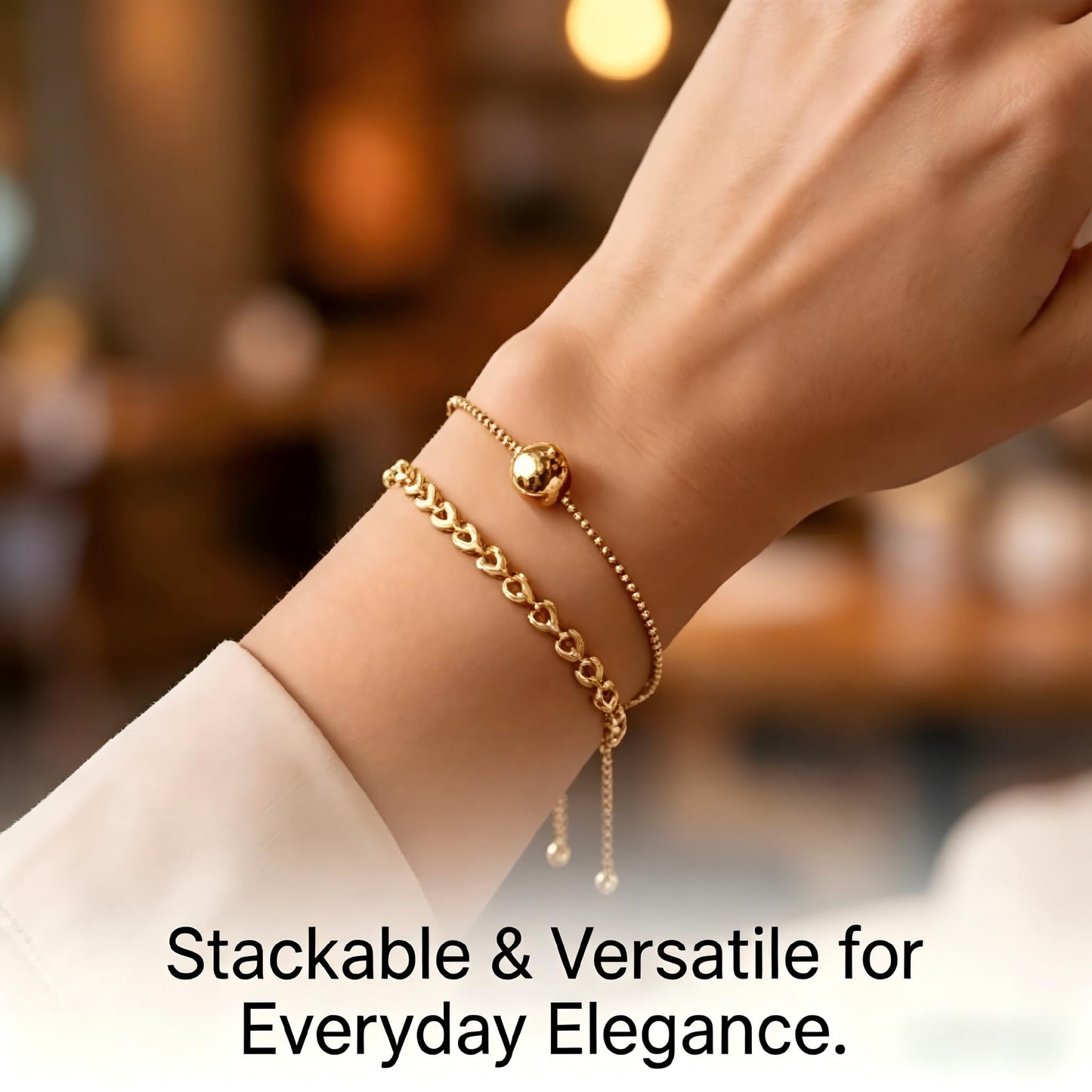 WW DREISEGEL Bracelet Set lifestyle and detail image