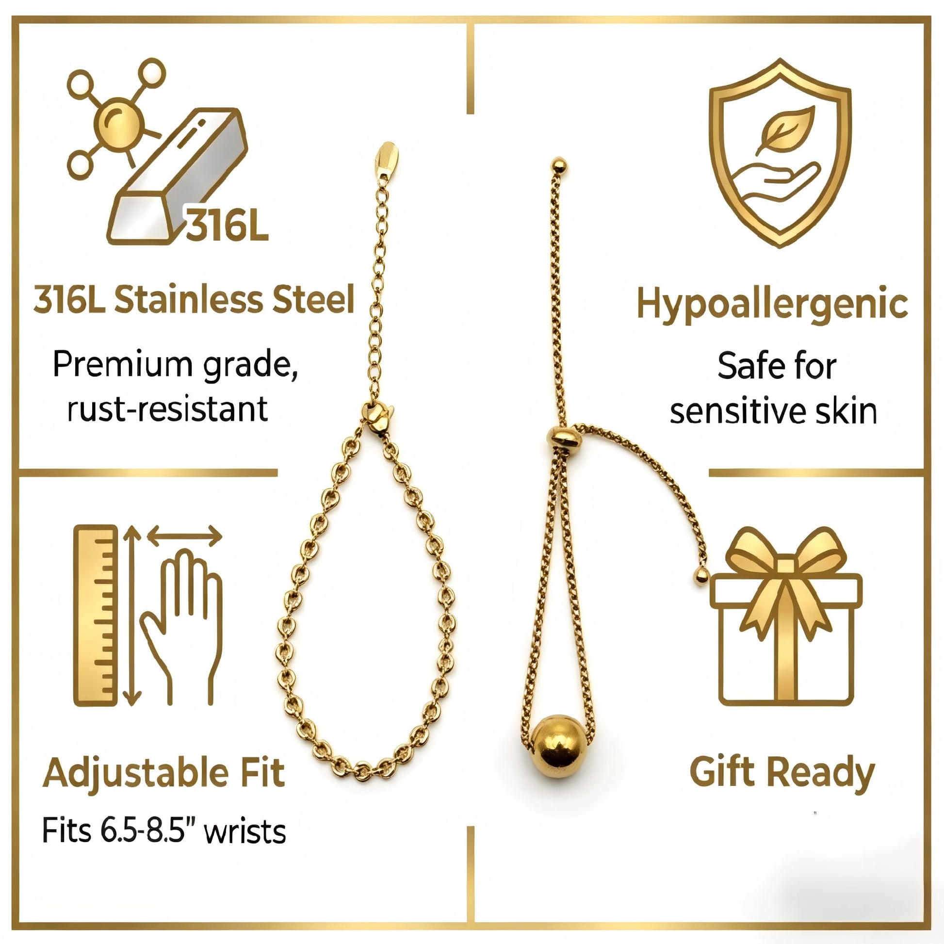 WW DREISEGEL Bracelet Set lifestyle and detail image
