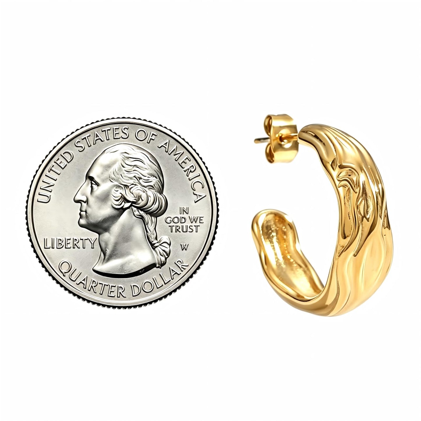 WW DREISEGEL Earrings lifestyle and detail image