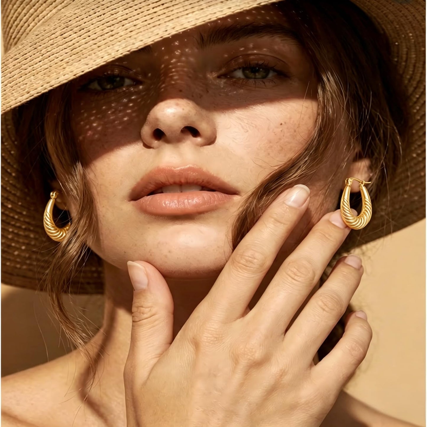 WW DREISEGEL Earrings lifestyle and detail image