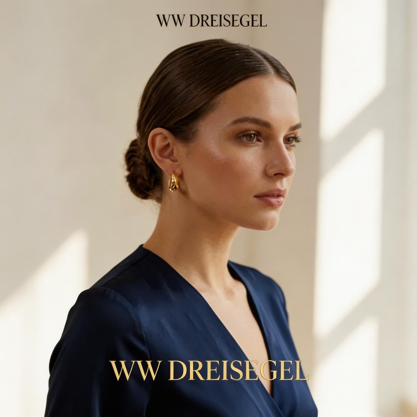 WW DREISEGEL Earrings lifestyle and detail image